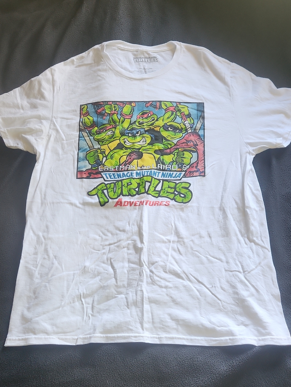 Teenage Mutant Ninja Turtles White Graphic Tee